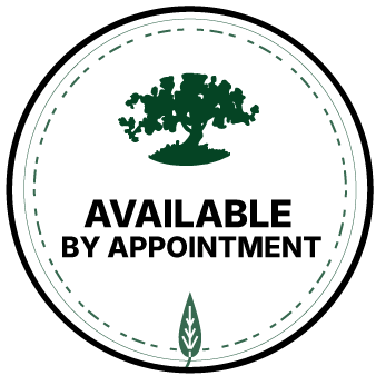 available by appointment badge