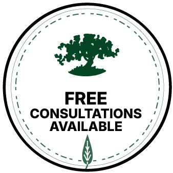 free consultation available badge